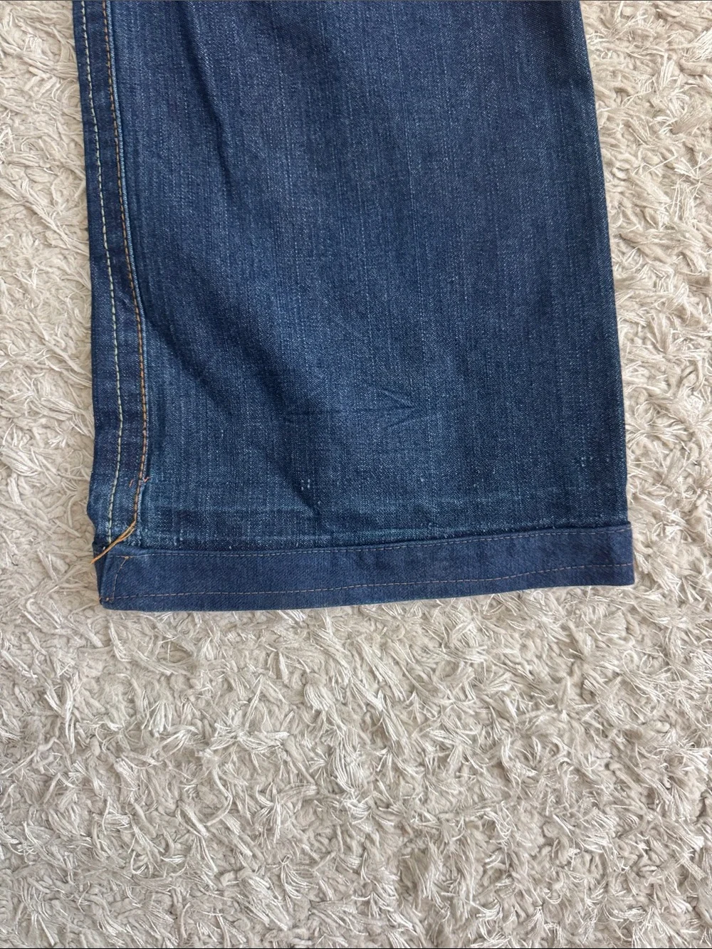 True Religion Dark Blue Embroidered Back-Pocket Jeans